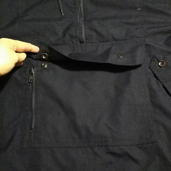 Vintage TOURING (M) Navy Blue Half Zip Pullover - Picture 2 of 8